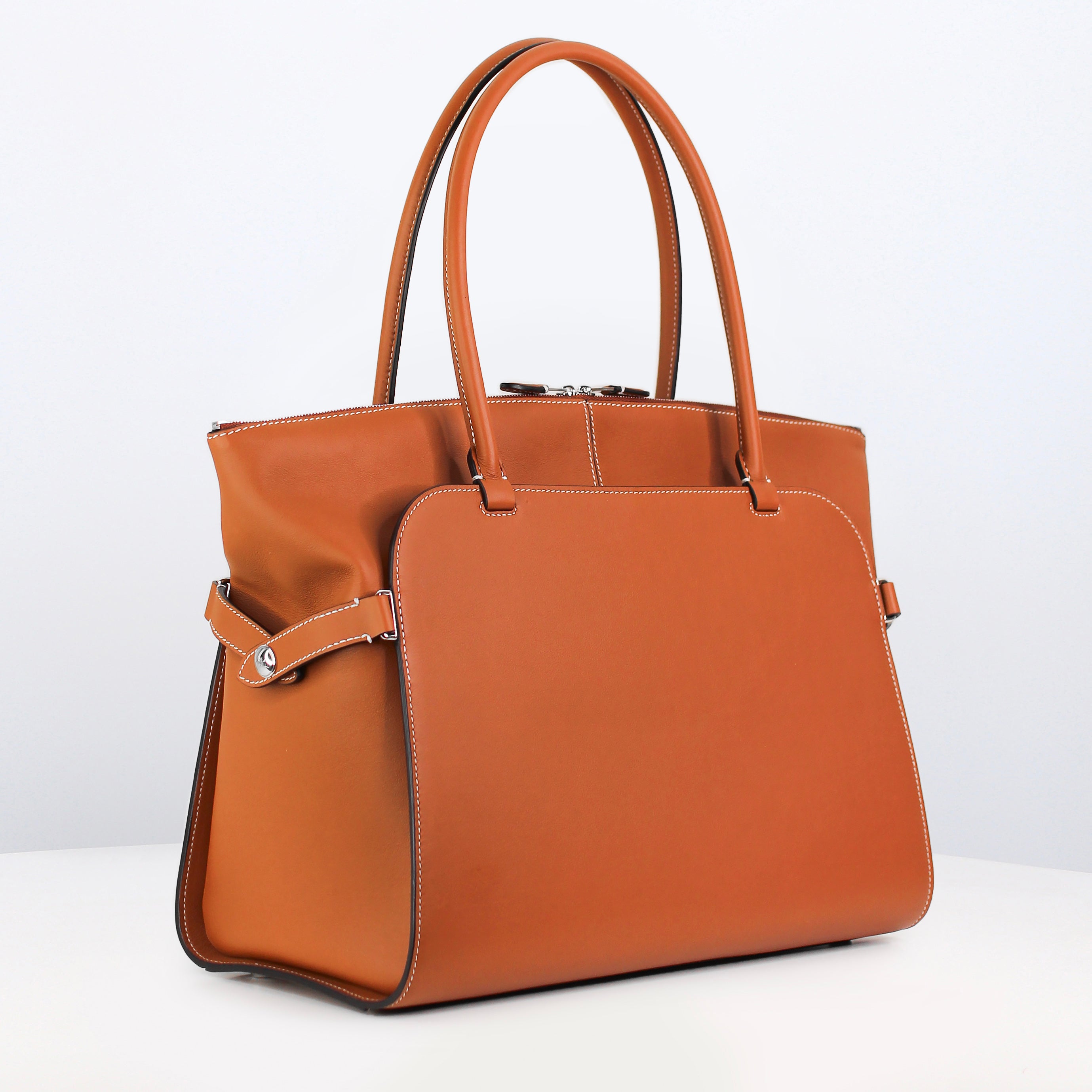 SAC À MAIN EN CUIR SEPTIÈME MM GOLD