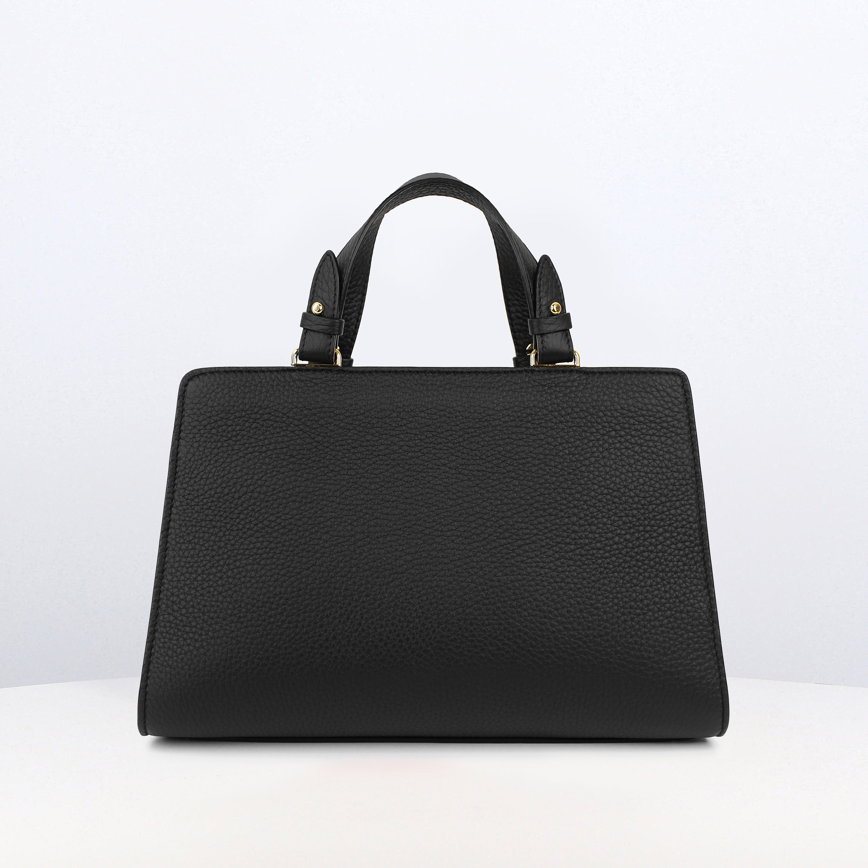 SAC A MAIN EN CUIR TROCADERO NOIR