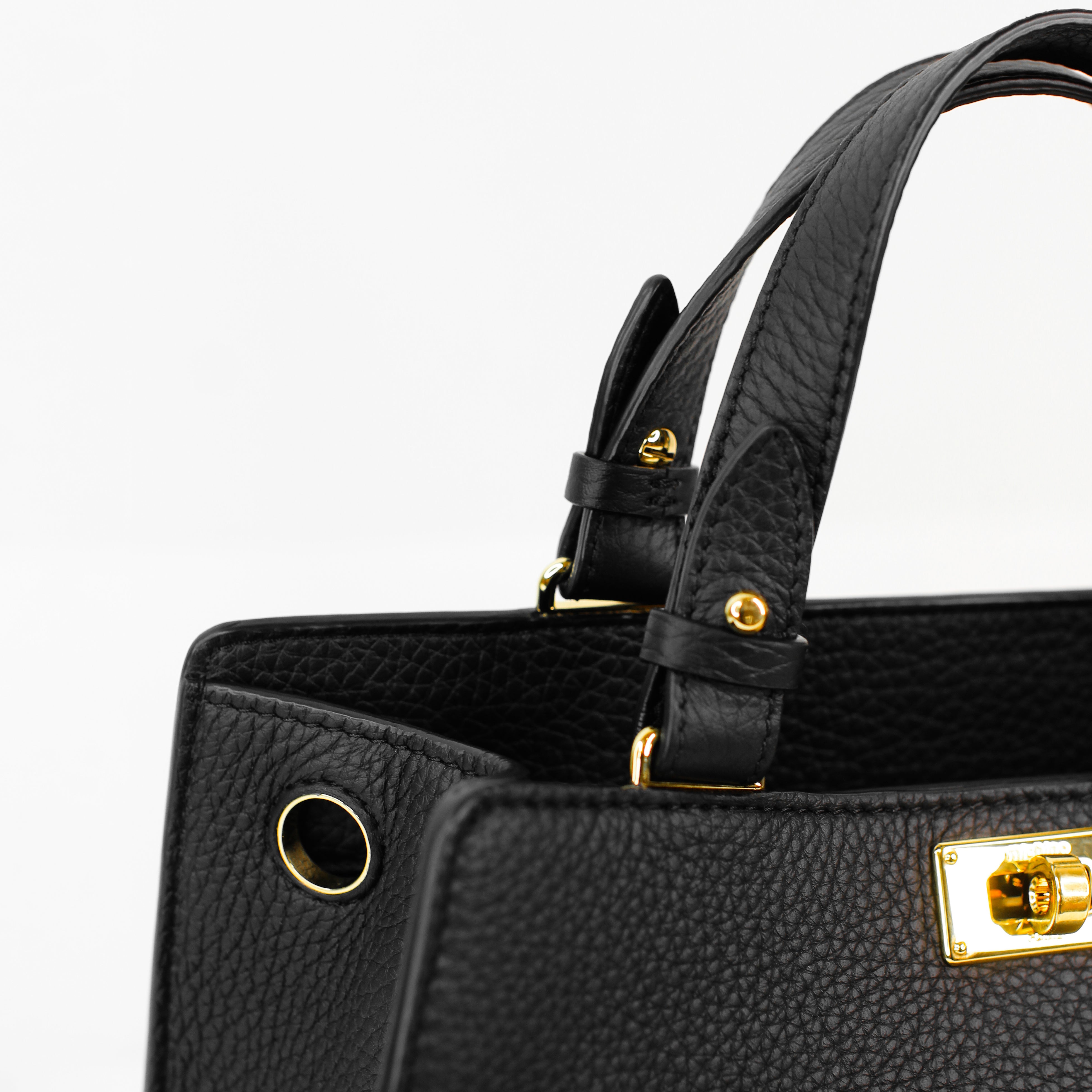 SAC A MAIN EN CUIR TROCADERO NOIR