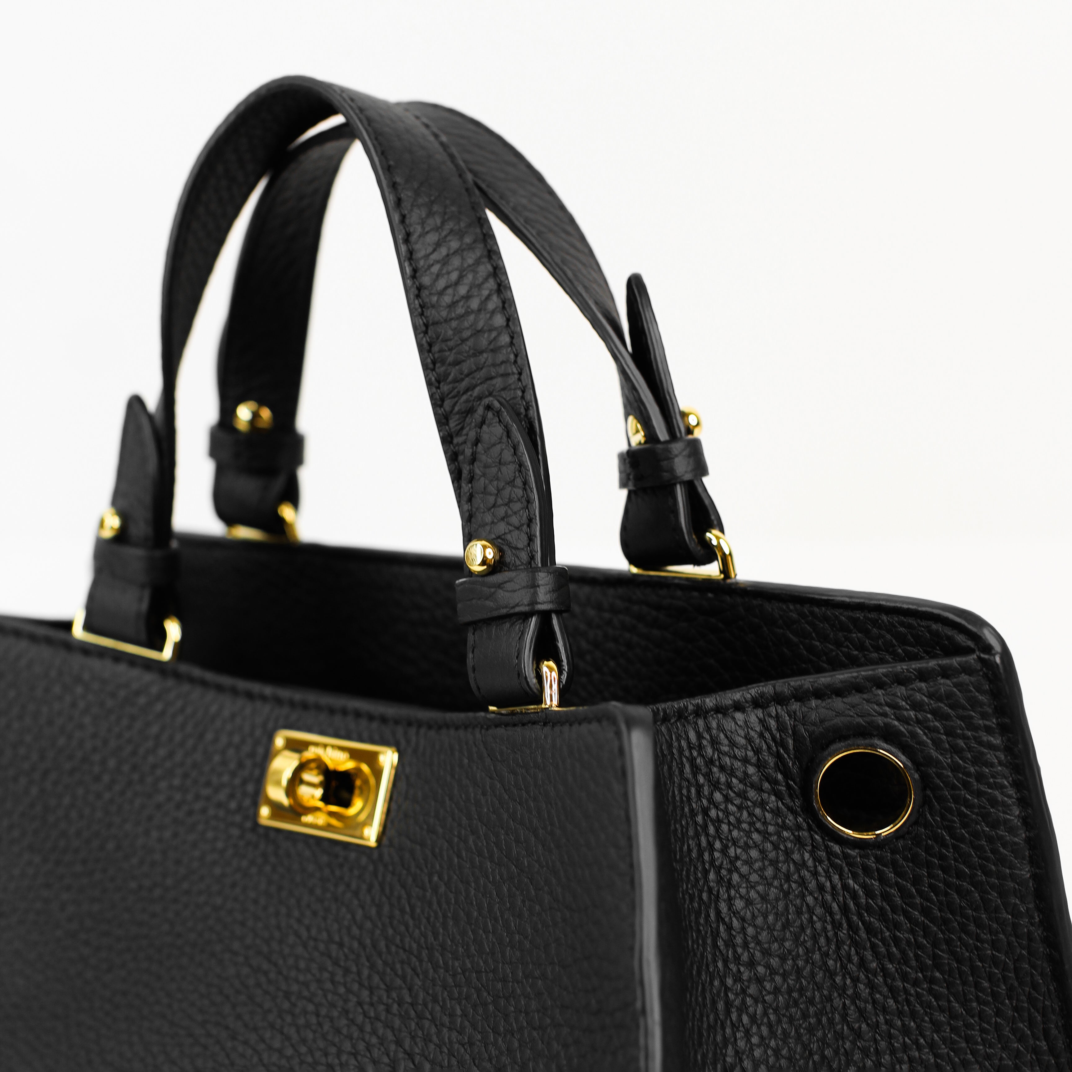 SAC A MAIN EN CUIR TROCADERO NOIR