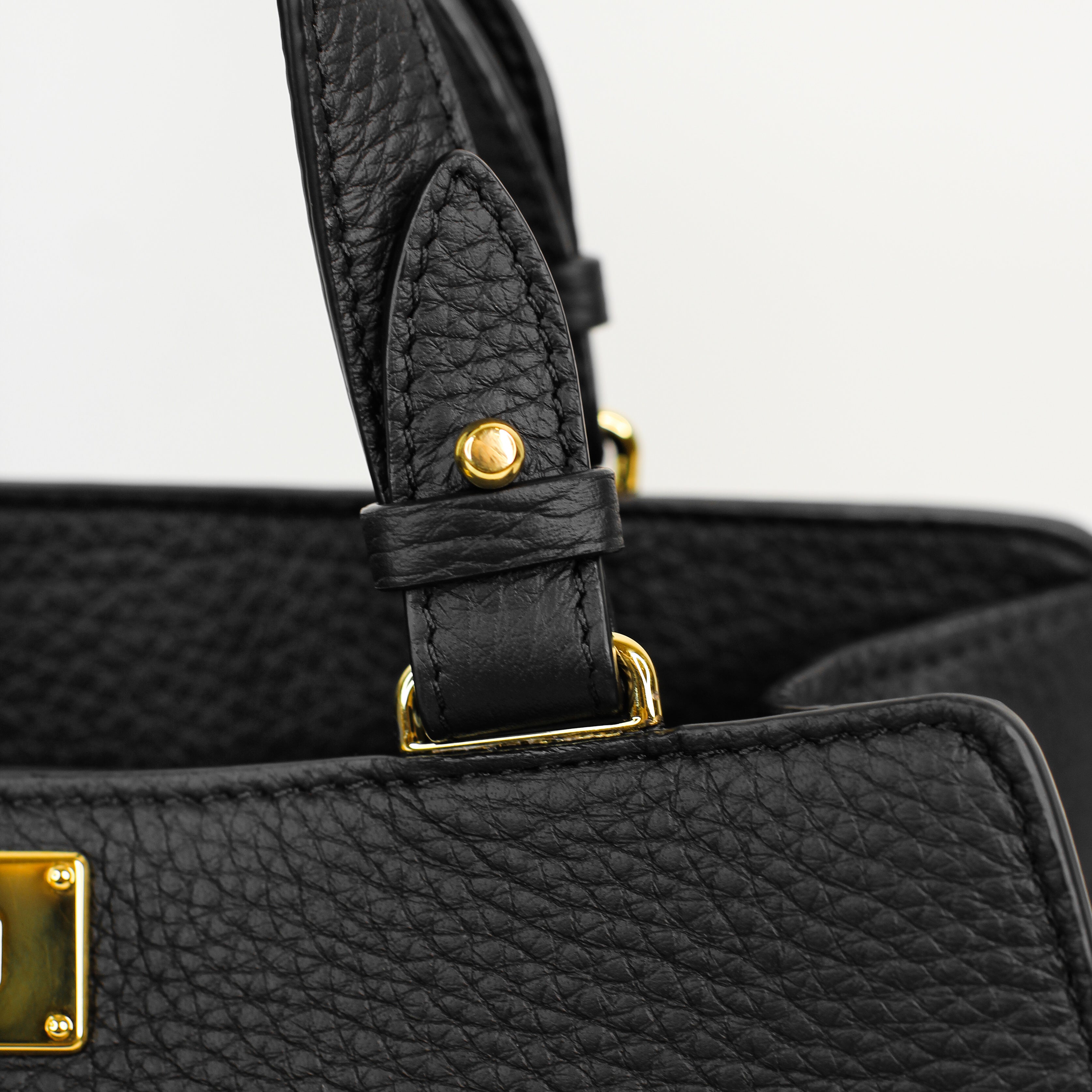 SAC A MAIN EN CUIR TROCADERO NOIR