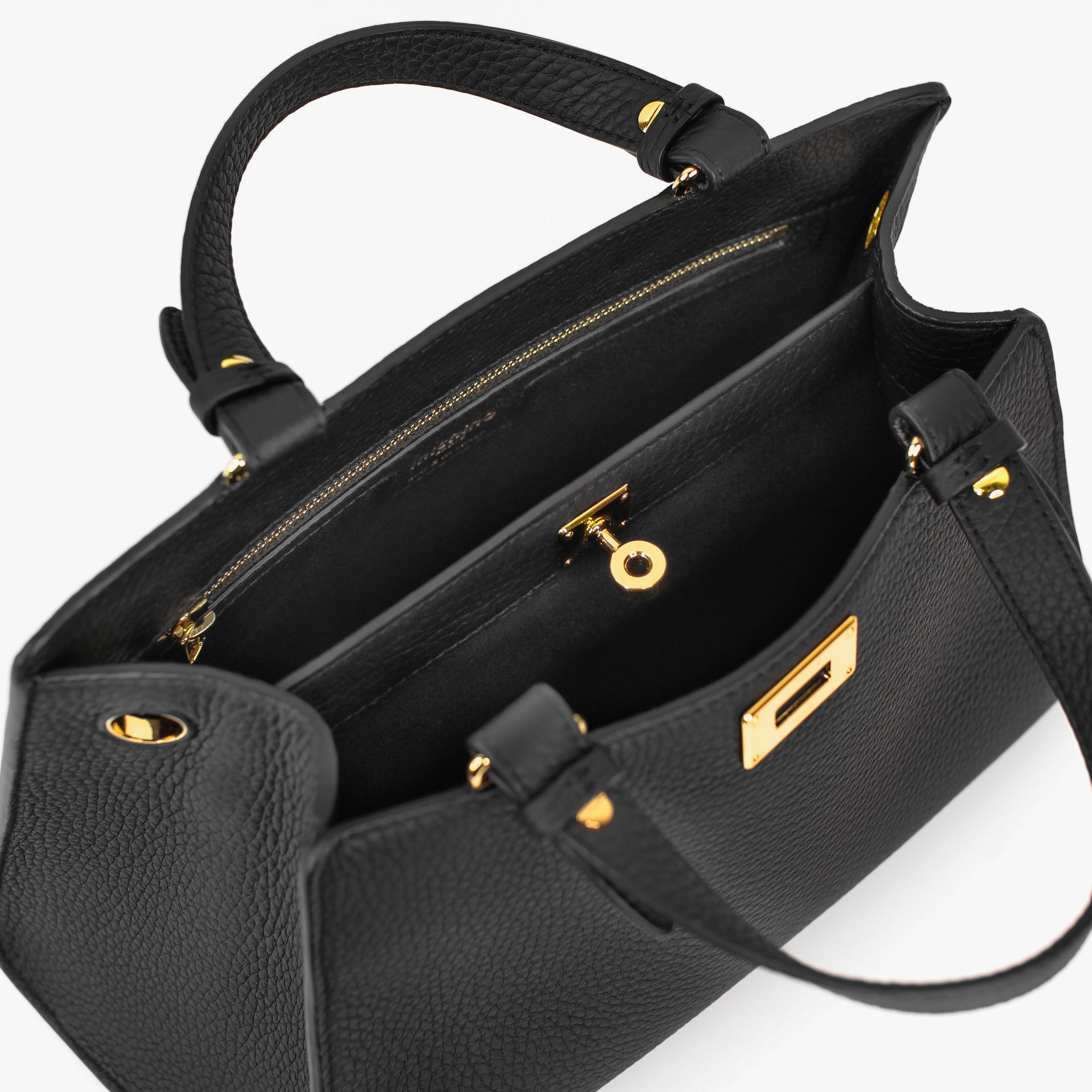 SAC A MAIN EN CUIR TROCADERO NOIR