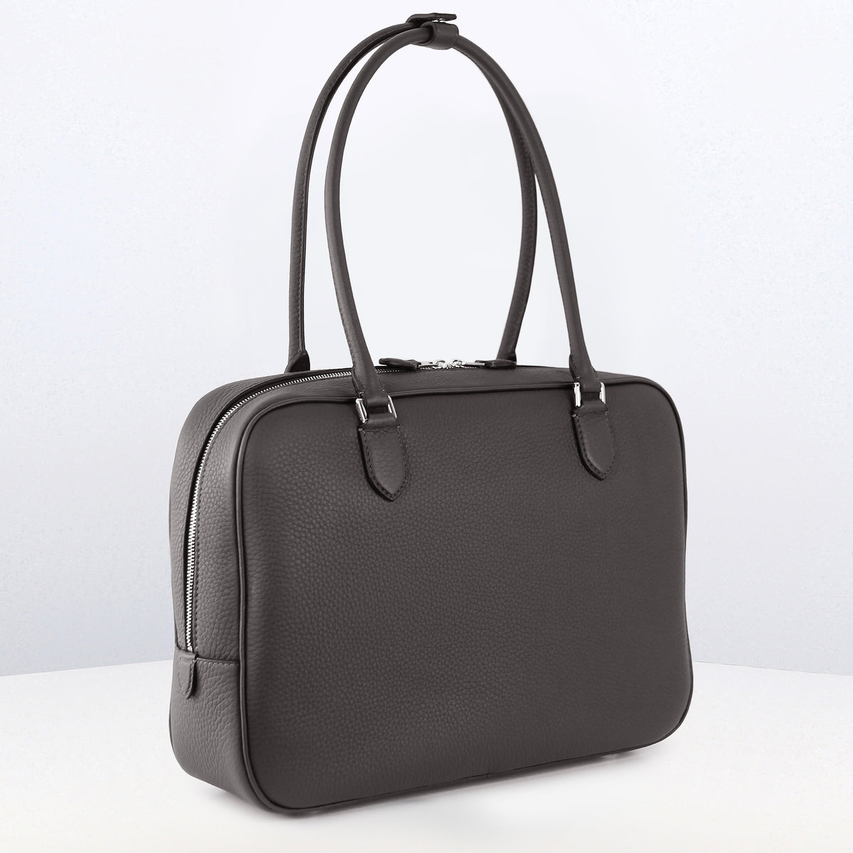 BOSTON TUILERIES MM LEDERHANDTASCHE ANTHRAZITGRAU