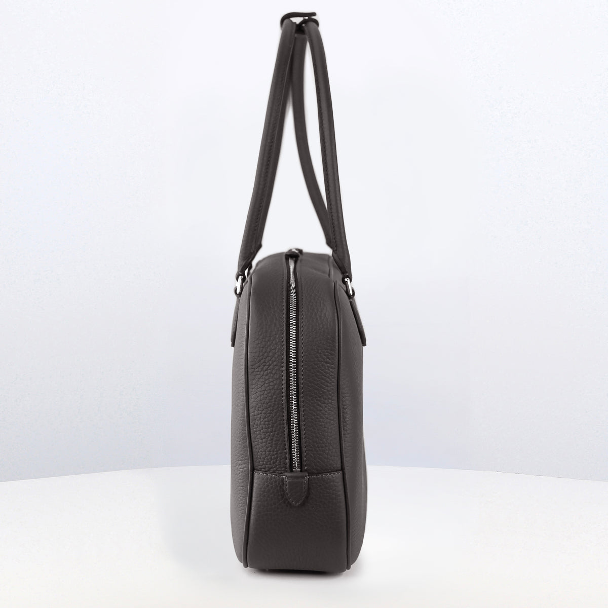 BOSTON TUILERIES MM LEDERHANDTASCHE ANTHRAZITGRAU