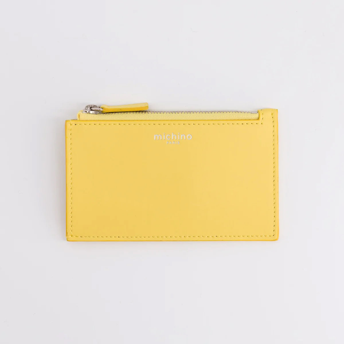 zip card case yellow