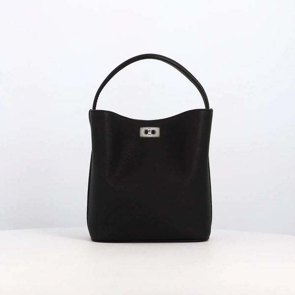 LEATHER HANDBAG ODEON MINI BLACK