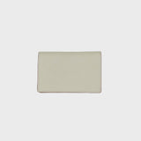 LEATHER BUSINESS CARD HOLDER IVORY
