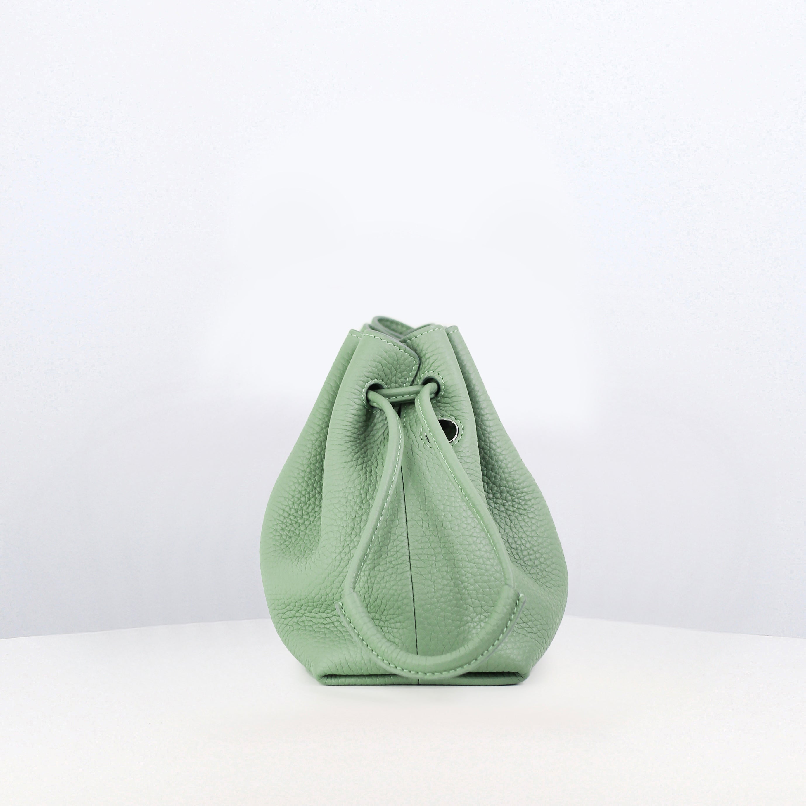 LEATHER DRAWSTRING BAG COLETTE MINI GIVERNY