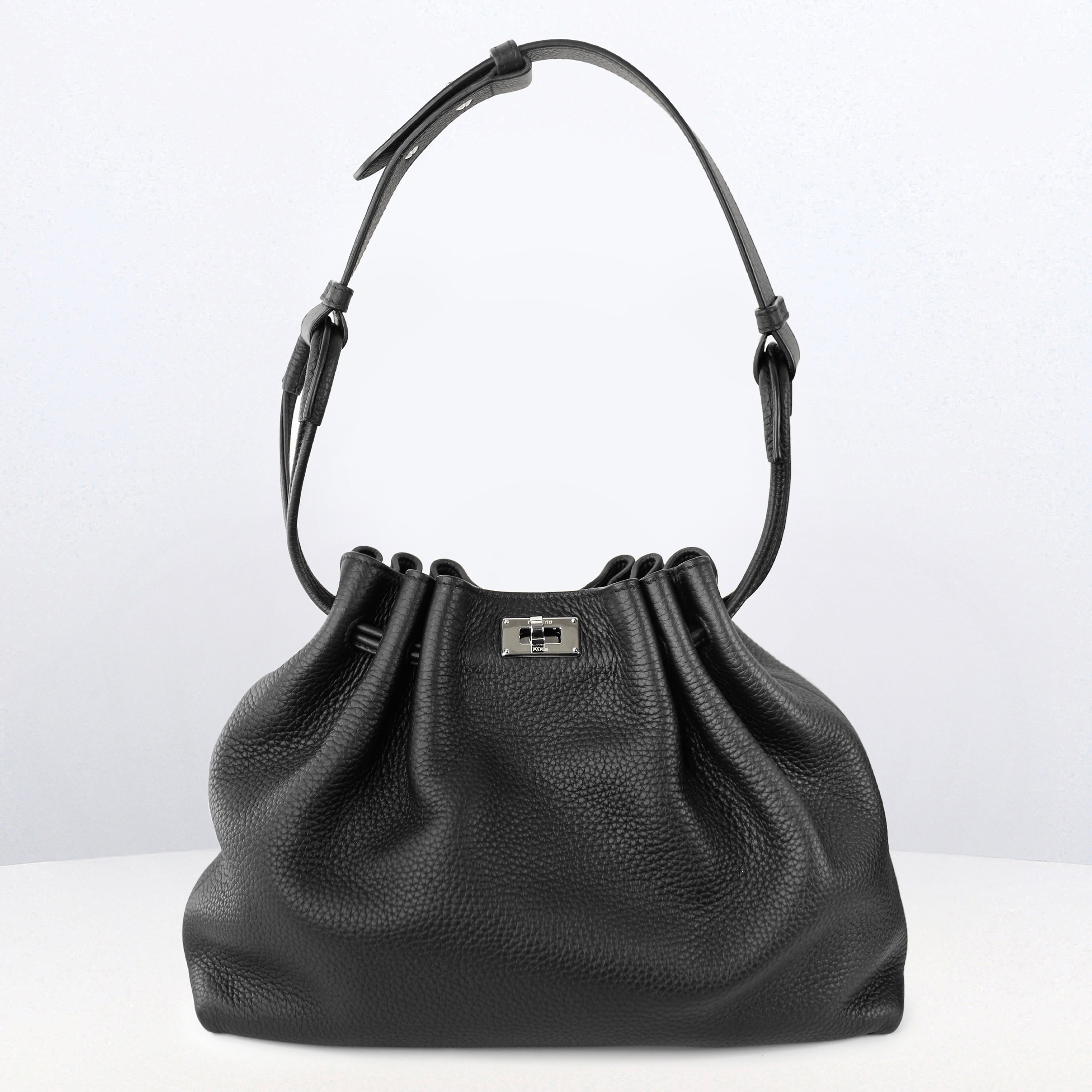 "Archiv-Events" COLETTE PM LEDERHANDTASCHE SCHWARZ (KURZER TRAGEGRIFF/-RIEMEN)