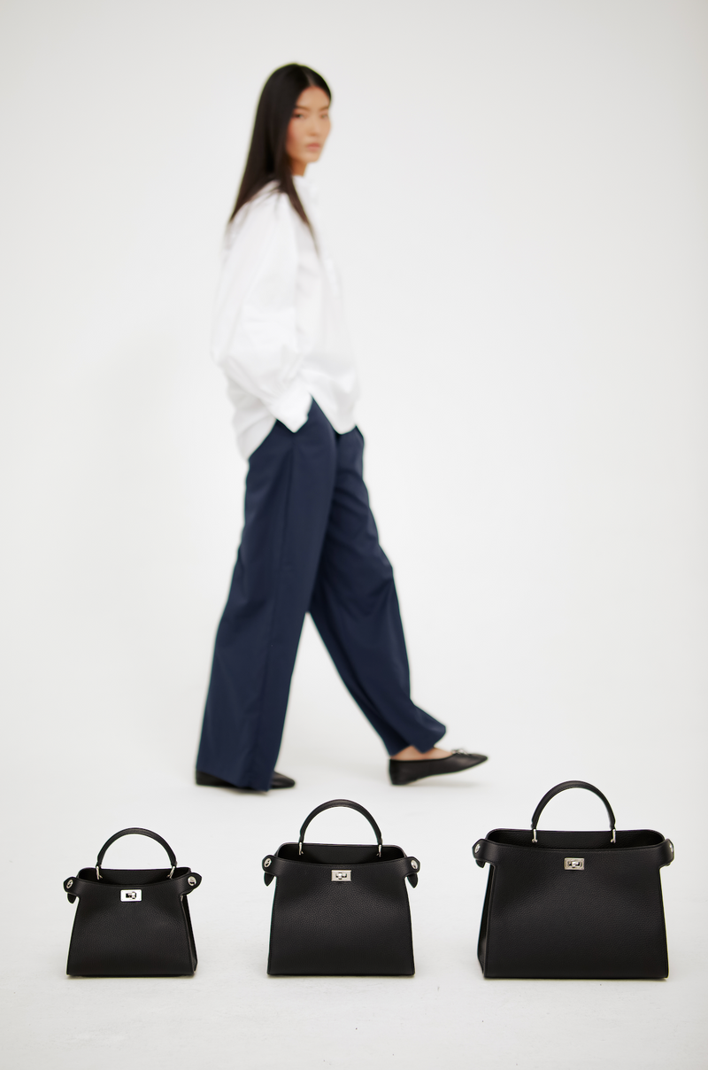 ハンドバッグ - ルテス ナノ ブラック – Michino Paris ハンドバッグ - ルテス ナノ ブラック – Michino Paris