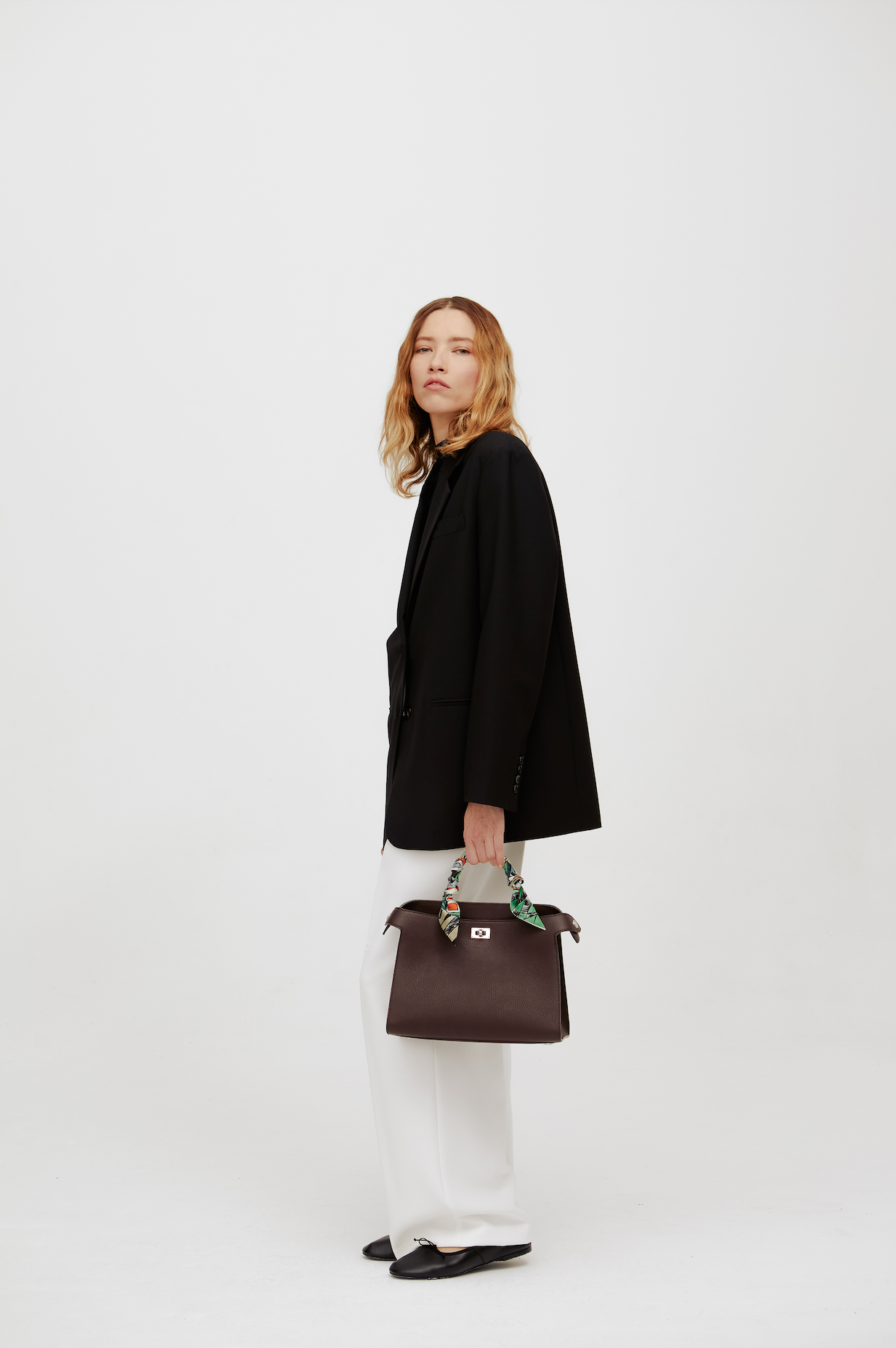 ハンドバッグ - ルテス スモール あずき色