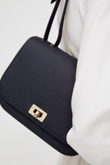 LEATHER FLAP BAG ELYSEE ECLIPSE  