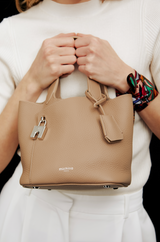 LEATHER HANDBAG ETOILE MINI TOURTERELLE