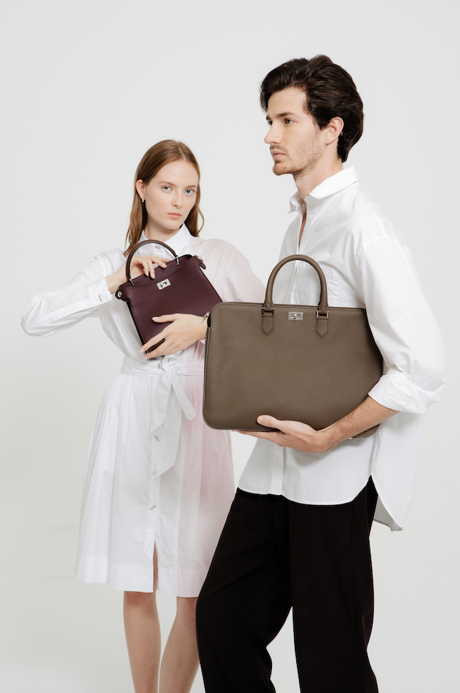 PORTE-DOCUMENTS EN CUIR ORSAY ECLIPSE