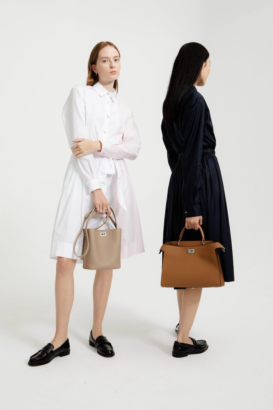 SAC À MAIN EN CUIR LUTECE PM CAMEL