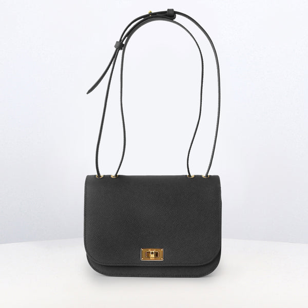 【送料込】michino PARIS_フラップバッグ - エリゼ エクリプス フラップバッグ - エリゼ 黒 – Michino Paris