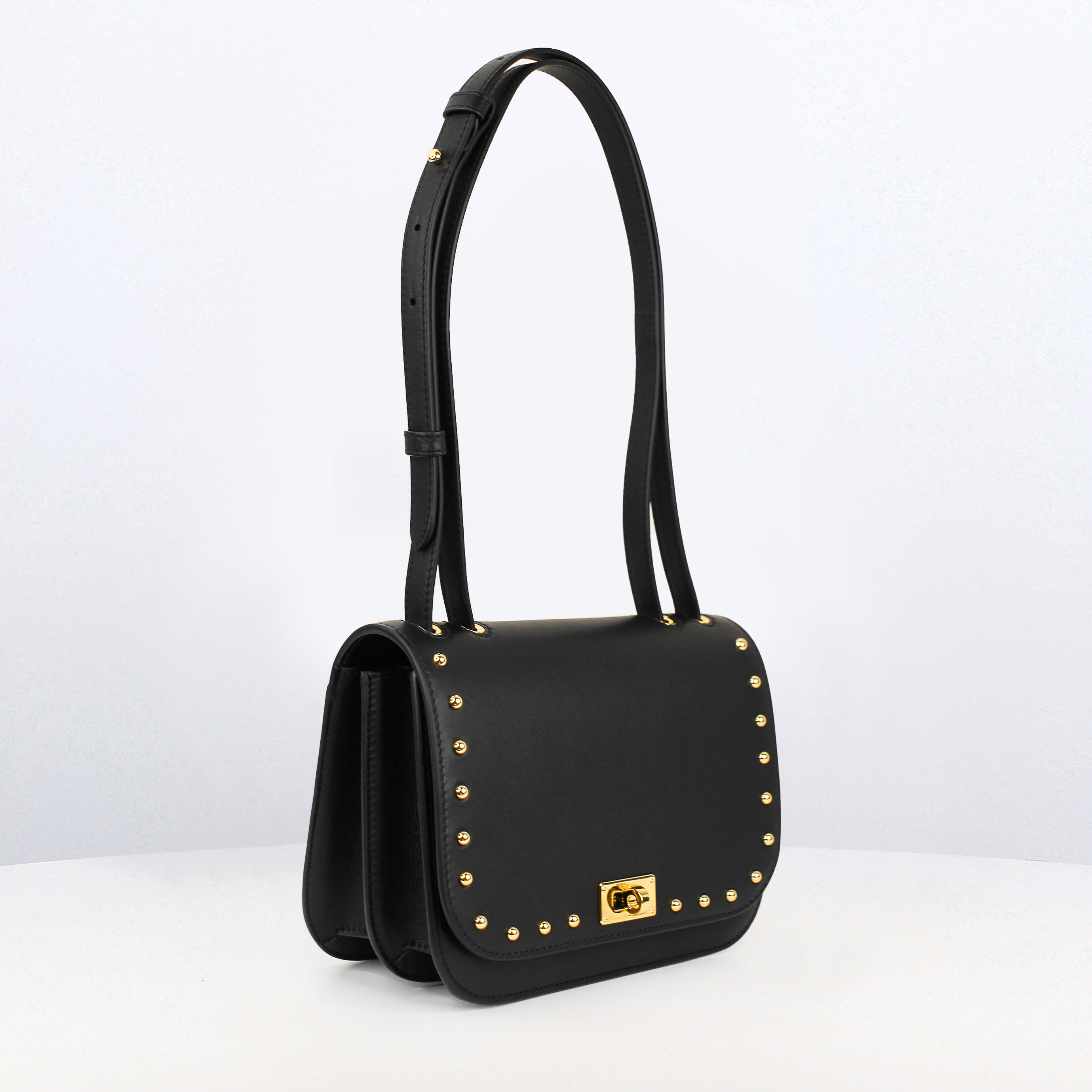 "Archiv-Events" ELYSÉE LEDERTASCHE SCHWARZ GENAGELT