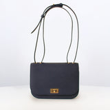 LEATHER FLAP BAG ELYSEE ECLIPSE  