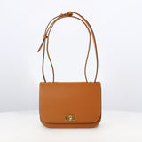 LEATHER FLAP BAG ELYSEE GOLD  