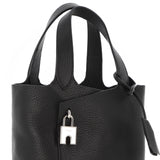 LEATHER HANDBAG ETOILE MINI BLACK
