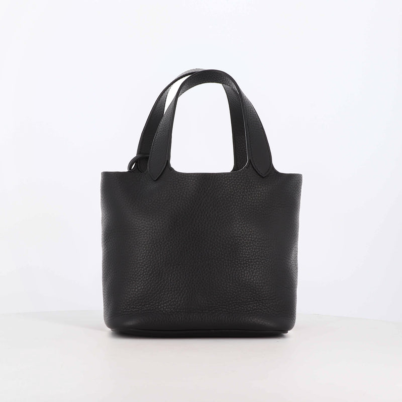 SAC À MAIN EN CUIR ETOILE MINI NOIR