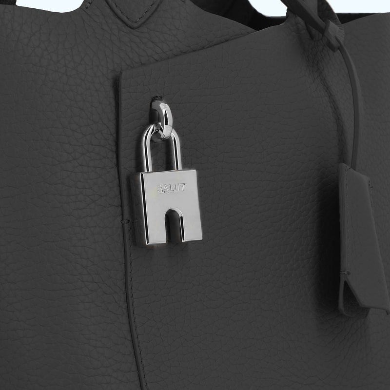 LEATHER HANDBAG ETOILE MINI BLACK