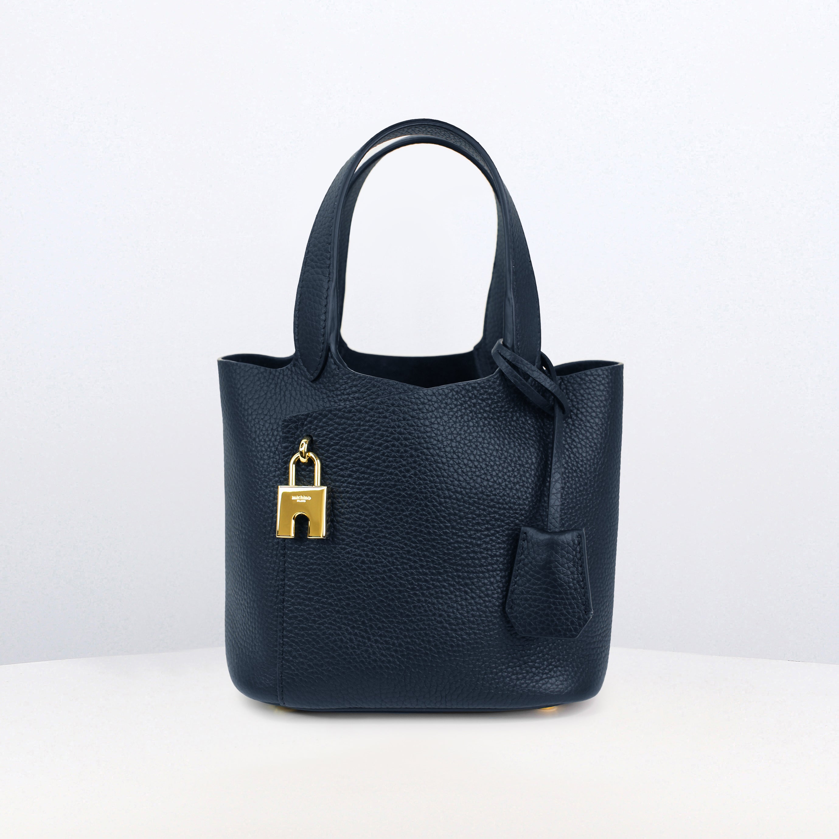 SAC A MAIN EN CUIR ETOILE MINI ECLIPSE FINITIONS DORÉES