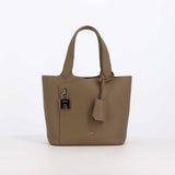 SAC À MAIN EN CUIR ETOILE MINI TAUPE