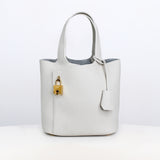SAC A MAIN EN CUIR ETOILE PM CRAIE FINITIONS DORÉES