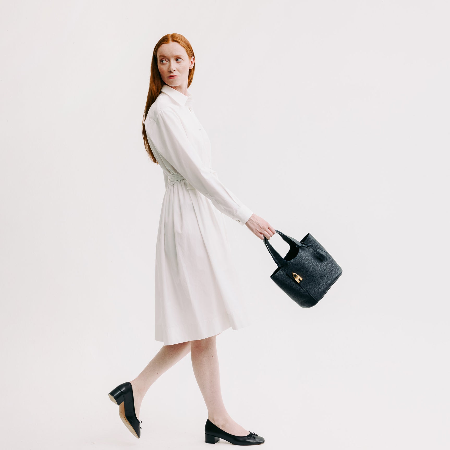 SAC À MAIN EN CUIR ÉTOILE PM ECLIPSE FINITIONS DORÉES