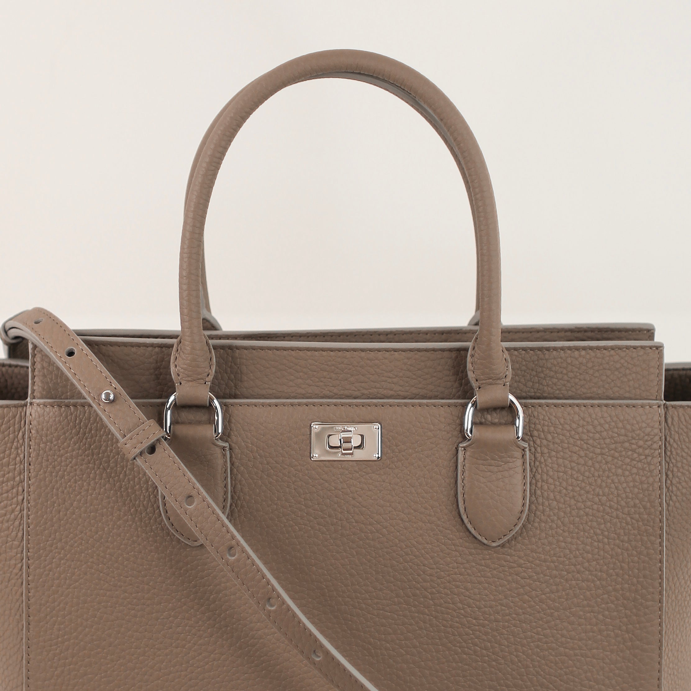 SAC À MAIN EN CUIR FAUBOURG PM ELEPHANT