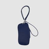LEATHER GLASSES HOLDER NAVY