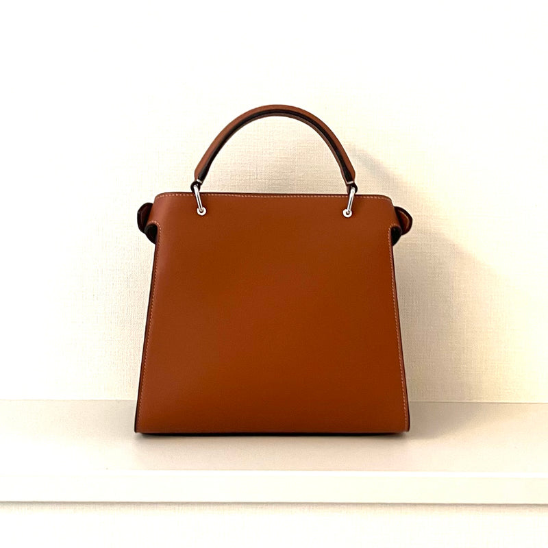 SAC À MAIN EN CUIR LISSE LUTECE MINI GOLD