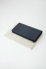 LEATHER LONG ZIP WALLET ECLIPSE