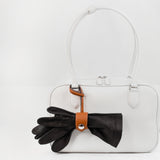 PORTE-GANTS EN CUIR GOLD