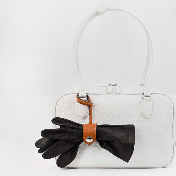 PORTE-GANTS EN CUIR GOLD