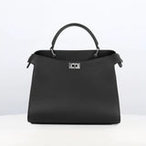 SAC À MAIN EN CUIR LUTECE 27 NOIR