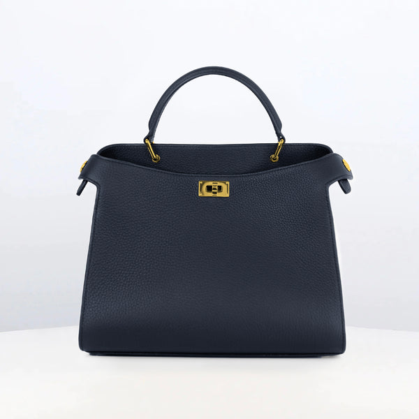 SAC À MAIN EN CUIR LUTECE 27 ECLIPSE FINITIONS DORÉES
