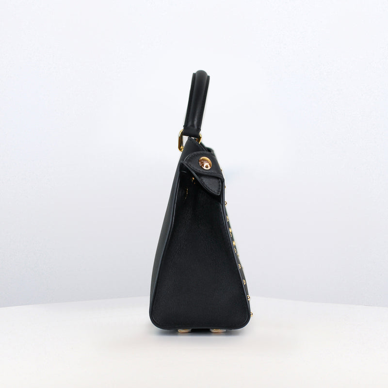 ハンドバッグ - ルテス ミニスタッズ ブラック – Michino Paris