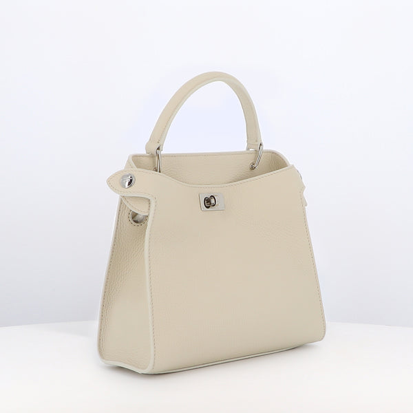 LEATHER HANDBAG LUTECE MINI CRAIE