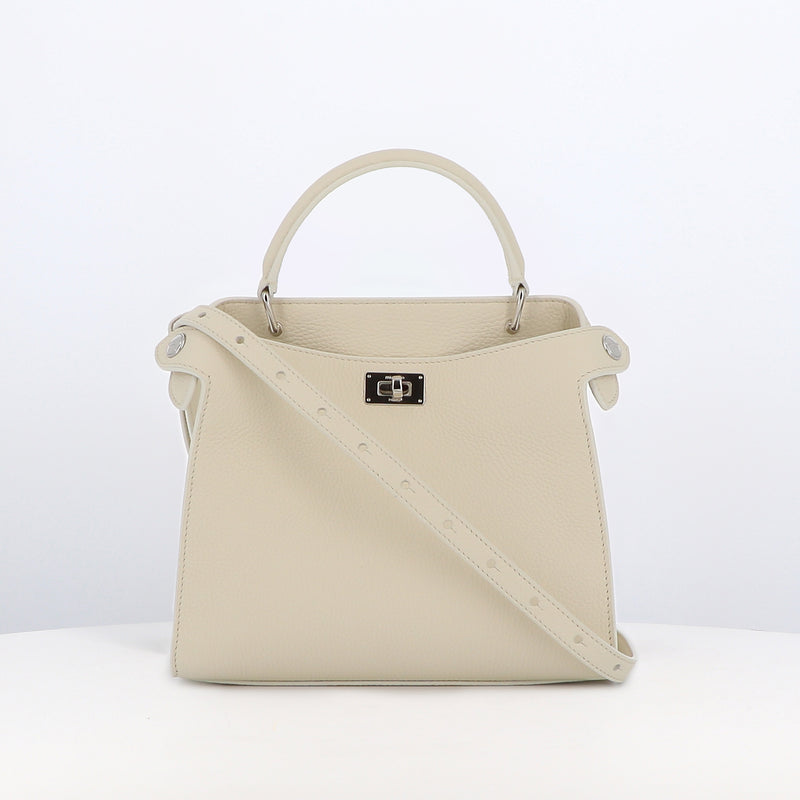 LEATHER HANDBAG LUTECE MINI CRAIE