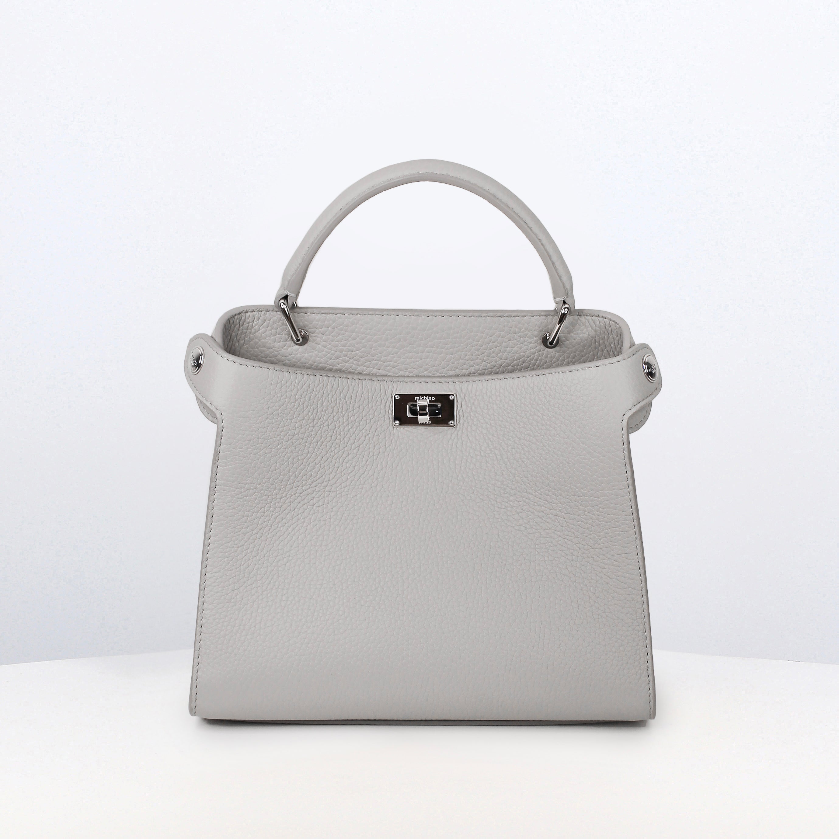 SAC À MAIN EN CUIR LUTECE MINI DUNE