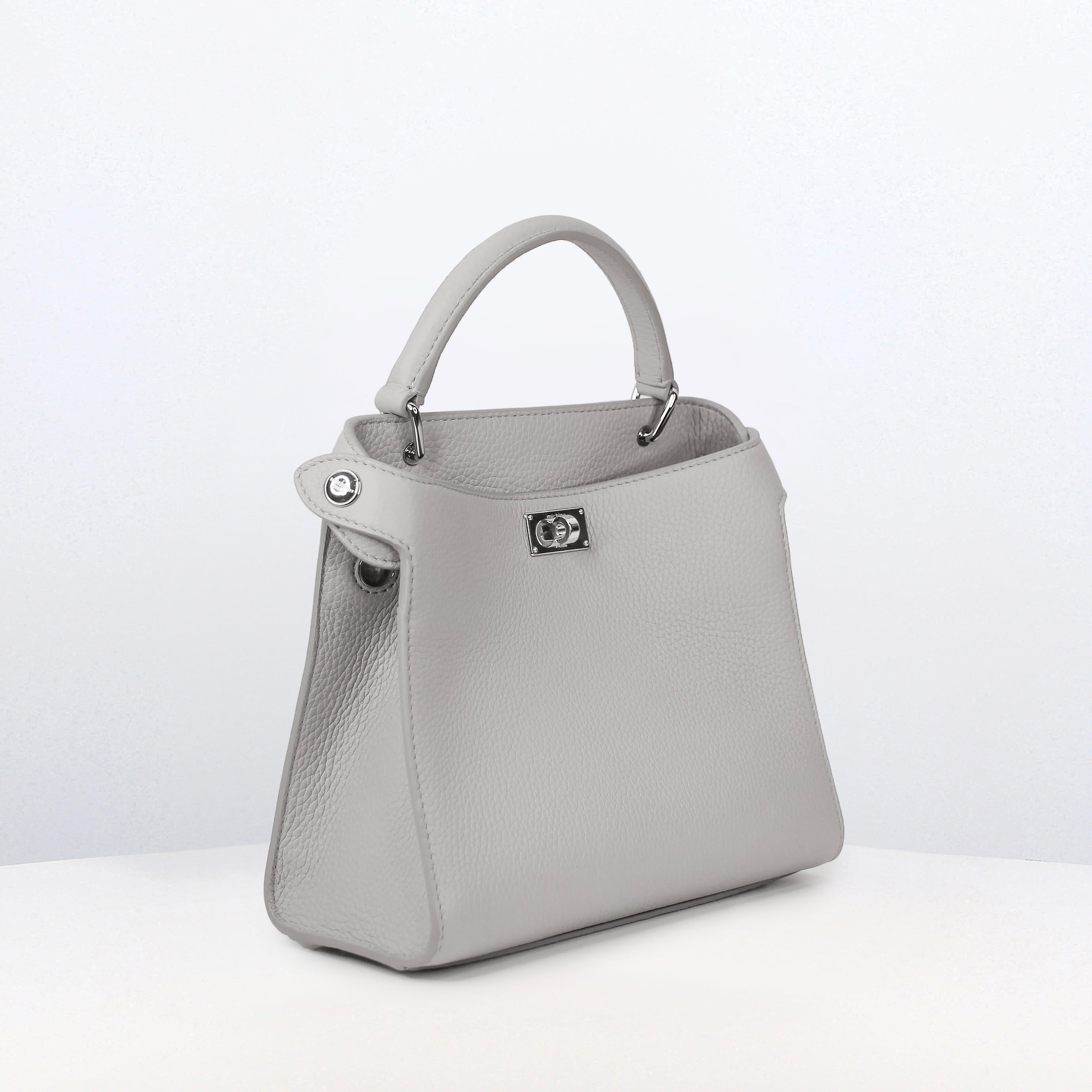 SAC À MAIN EN CUIR LUTECE MINI DUNE