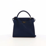 LEATHER HANDBAG LUTECE MINI ECLIPSE