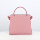 LEATHER HANDBAG LUTECE MINI LIGHT PINK