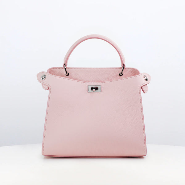LUTECE MINI LEDERHANDTASCHE HELLROSA