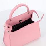 LEATHER HANDBAG LUTECE MINI LIGHT PINK