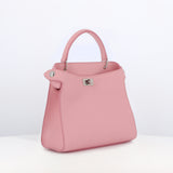 LEATHER HANDBAG LUTECE MINI LIGHT PINK