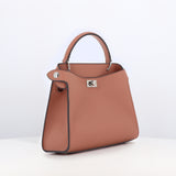 LEATHER HANDBAG LUTECE MINI NUDE