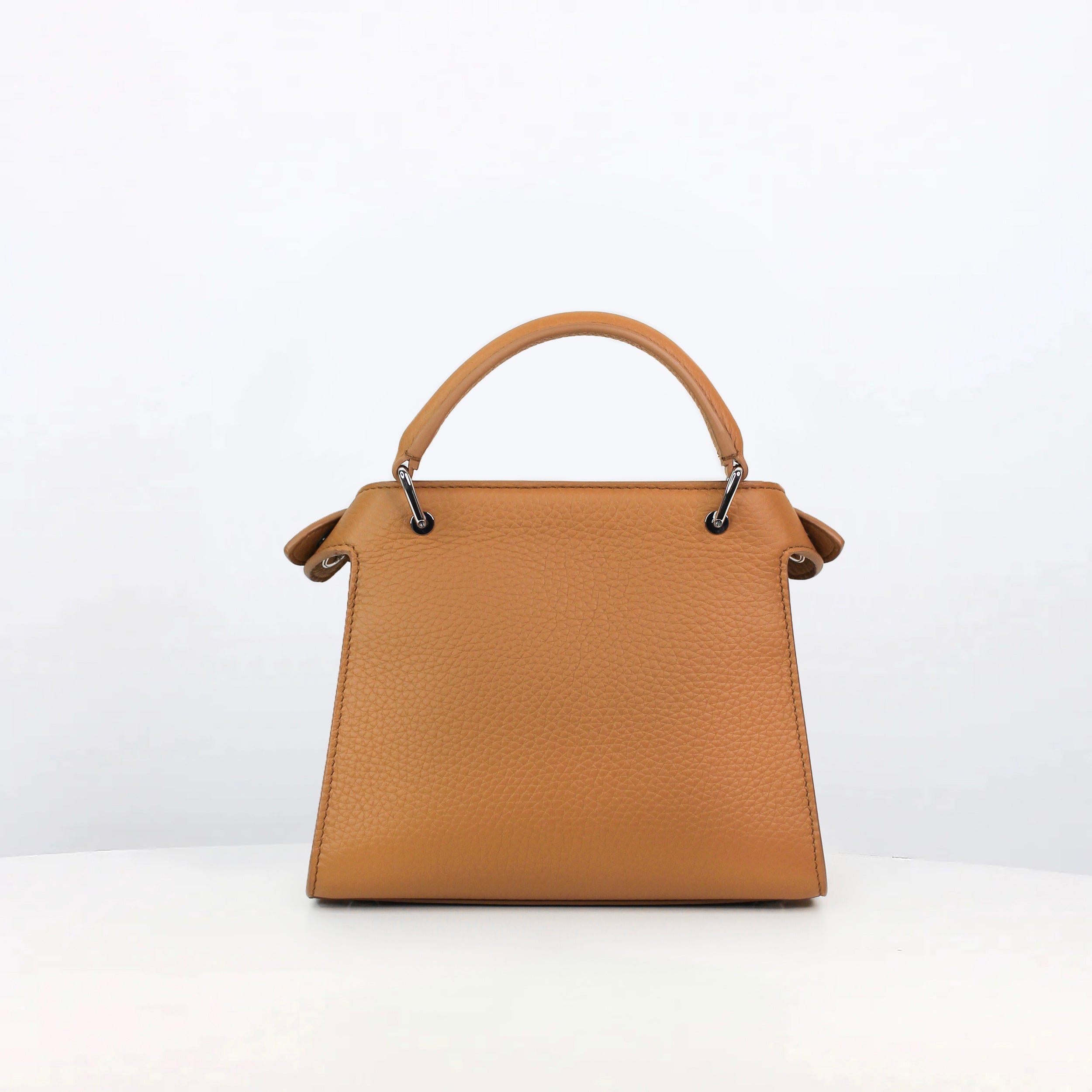 SAC À MAIN EN CUIR LUTECE NANO CAMEL